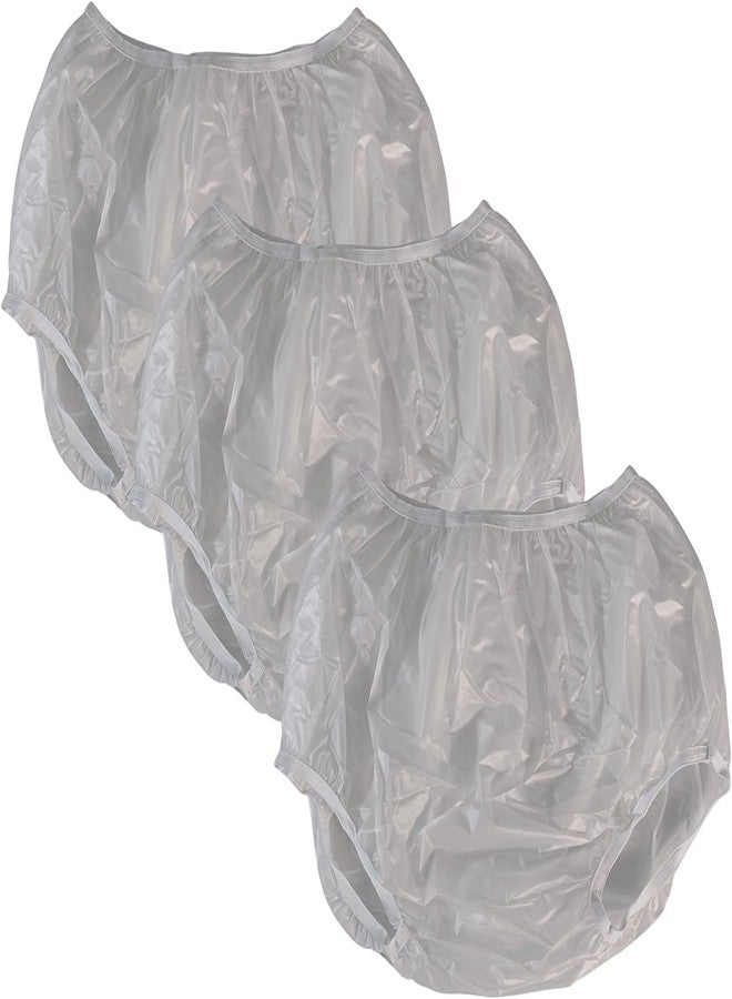 Vakly Adult Vinyl Waterproof Pull-On-Cover Incontinence Pants (This is not a Diaper) Extra Oversized Waterproof Underwear Protection to GO ON TOP of/Together with Diapers & Briefs as Added Leak Resistance - Image 1